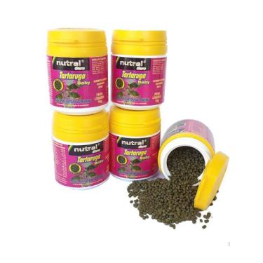 Imagem de Ração para Tartaruga Baby  10g nutral 5 unidades - Nutral Ouro