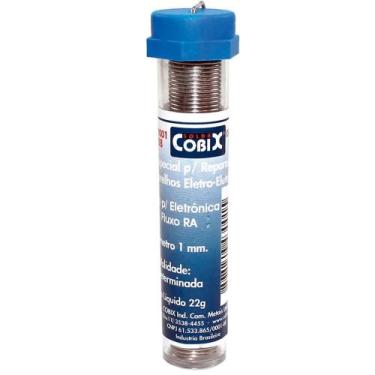Imagem de Solda cobix tubinho 63x37 1.0mm 22g