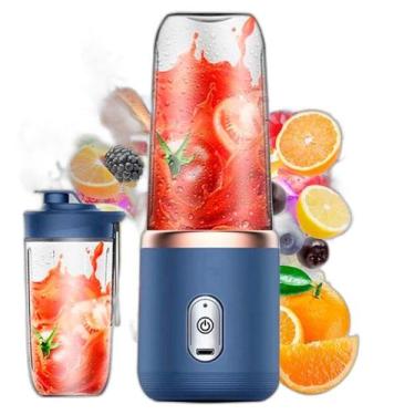 Imagem de Liquidificador Mini Usb 400Ml Portátil Para Misturar Batidas - Portati