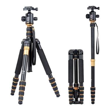 Imagem de Tripé e Monopé Profissional 2x1 para Câmera Fotográfica com Suporte para Celular - exclusivo XspideM by iTwo®