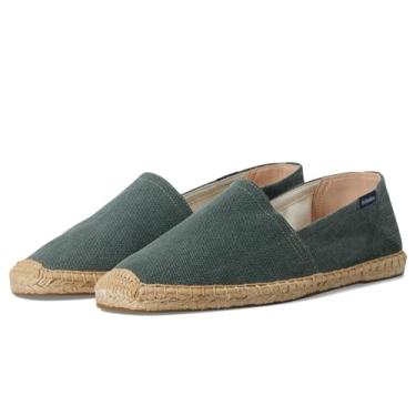 Imagem de Soludos Mocassim masculino original de alpargata, Verde vintage, 9-9.5