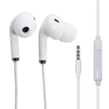 Imagem de VERDE Fone de Ouvido P2 com Fio Intra Auricular, Microfone Integrado (Branco)