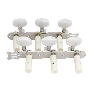 Imagem de Máquina de Guitarra Clássica Heads 2, Ouro, Pinos de Ajuste de Prata para Os Botões da Esquerda e Direita Com Botões de Gottype, Teclas de Ajuste de Guitarra Duráveis ​​e