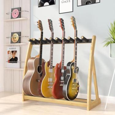 Imagem de Suporte para guitarra Wisuce Essentials Multi-Guitar Bamboo