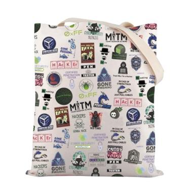 Imagem de Zuo Bao Presente de segurança cibernética com tema de hacker, presente de graduação, ciência da computação, presente com tema de site, Ddos