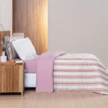 Imagem de Edredom 100% Algodão Marin Super King 01 Peça - Rosê