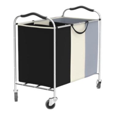 Imagem de Cesto De Roupa Suja Separação 3 Cores