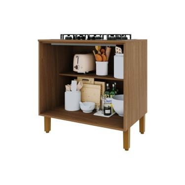 Imagem de Balcão Indekes Toronto Em Mdp 15mm 80cm De Largura Bege