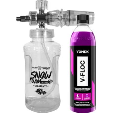 Imagem de Snow Foam Canhão Espuma Diamante Sigma Tools + Shampoo Neutro V-floc