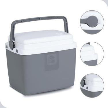 Imagem de Caixa Termica Pequena Cooler 6 Litros Cinza Com Alça Bel - BEL FIX