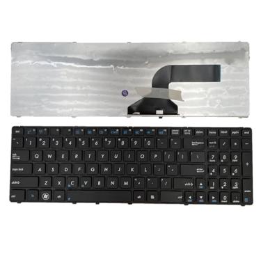 Imagem de Siakoocty Teclado De Substituição Para Laptop Com Layout Americano Asus A52 F50 X53E A53S K53 K53S K54 G73S X73E K52F K52J K52Jk K52N K53E K55D K55De K55Dr K55N K72F V111462Ak1