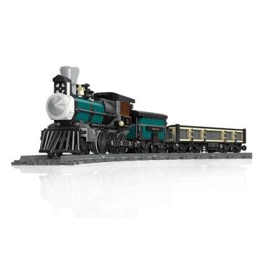 Imagem de Conjunto De Blocos De Construção De Trem Grande Brinquedo Educacional 