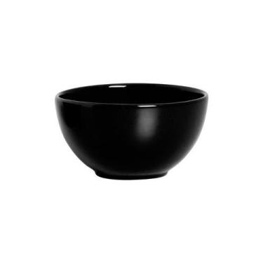 Imagem de Conjunto 6 bowls Slim Preto Absoluto 350 ml - Alleanza Cerâmica