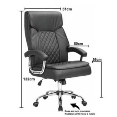 Imagem de Cadeira presidente molas ensacadas - bering