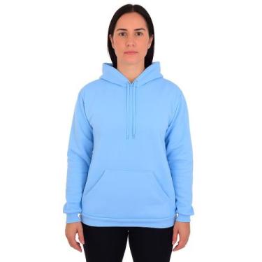 Imagem de Moletom Feminino Confortável Com Capuz Blusa De Frio Algodão - M. R. N