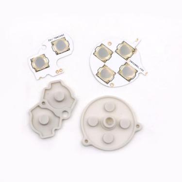 Imagem de Conductive Film Button Modify Kits Tacktile Clicky A B D-Pad Button Pad Mod Kit For Gameboy Advance GBA Require Welding/Soldering