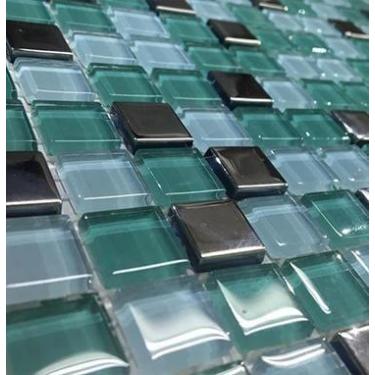 Imagem de Pastilha De Vidro 30X30 Easy Lbg14ea-Green 1,4X1,4 La Bella