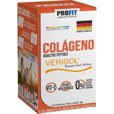 Imagem de Colágeno Verisol 120 Capsulas Zero Lactose, Zero Gluten - Profit
