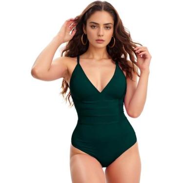 Imagem de Maiô Modelador Frente Única Com Bojo Cavado Acinturado Firme - HYPE MO