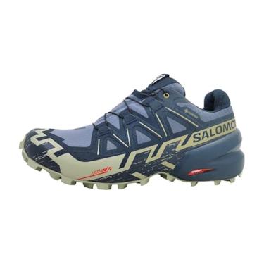 Imagem de Salomon Speedcross 6 GTX Tênis feminino de corrida em trilha, Grisaille/carbono/chá, 8.5