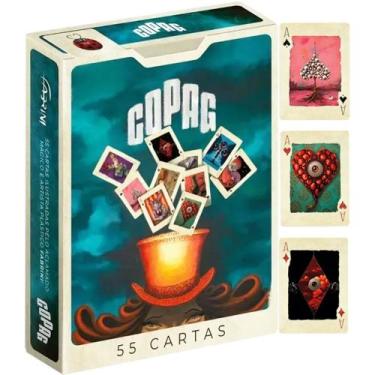 Imagem de Baralho Fabrini 55 Cartas Poker Size Original Copag, Papel e plástico