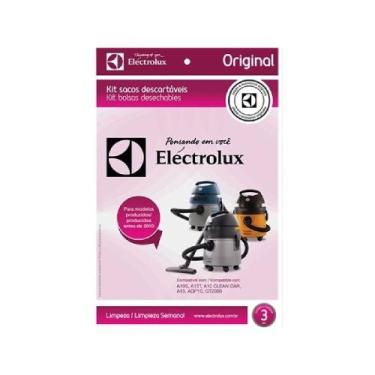 Imagem de Saco para Aspirador de Pó Electrolux CleanCar Kit com 3 Unidades A10S 