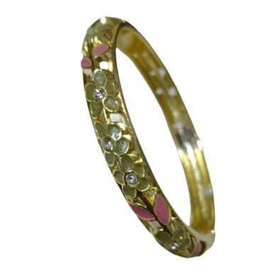 Imagem de Only My Live Home Pulseiras elegantes de flores esmaltadas pequenas e finas para pulsos pequenos para mulheres, pulseiras chinesas cloisonne articuladas joias, Inner Diameter 2.25 inch wide 0.31 inch