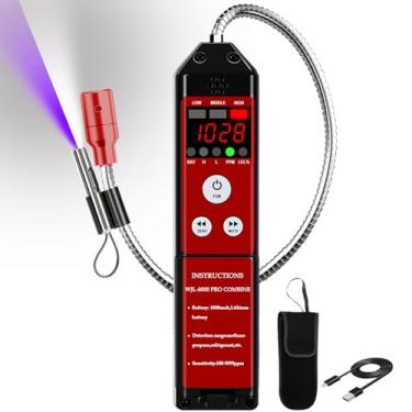 Imagem de Detector de vazamento de gás refrigerante e combustível, detector de vazamento PPM Freon