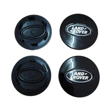 Imagem de Tampas Centrais Da Roda Do Carro Com Logotipo Land Rover De 62 Mm 4 Un