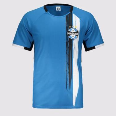 Imagem de Camisa Grêmio Paintt Azul - Natural Cotton, G