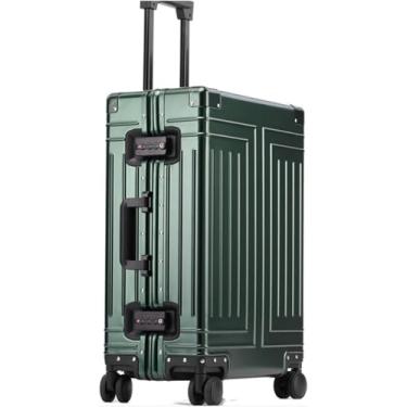 Imagem de Malas De Viagem De Alumínio E Liga De Magnésio Mala De Metal De Roda Universal Portátil Toda Em Alumínio Para Viagens De Negócios, E, 22in