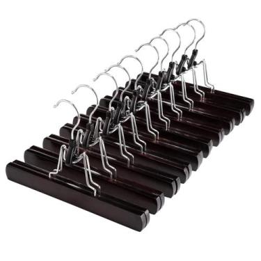 Imagem de Pants Hangers HOUSE DAY, pacote com 20 unidades, com forro de feltro, 