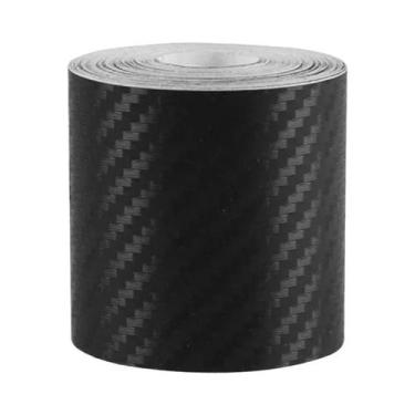 Imagem de Protetores De Borda De Porta De Carro Em Fibra De Carbono Nano 3D Pret