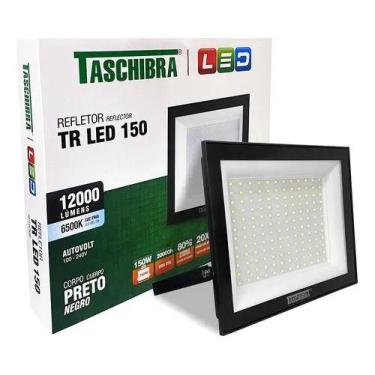 Imagem de Refletor LED Taschibra 150W 6500K IP65 Bivolt Alta Potência Ref. 15030