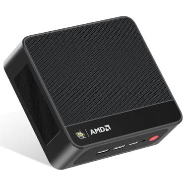 Imagem de Beelink Mini PC SER5 Max, AMD Ryzen 7 6800U (até 4,7GHz, 8C/16T), 24G LPDDR5 RAM 500GB M.2 PCIe4.0 SSD Mini Desktop, Micro PC 4K Triple Display/WiFi 6/BT5.2, Escritório/Escola/Jogos