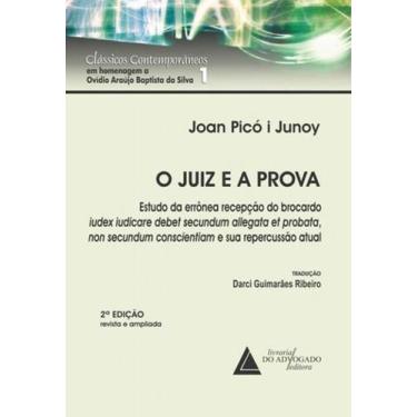Imagem de Juiz e a prova, o - LIVRARIA DO ADVOGADO