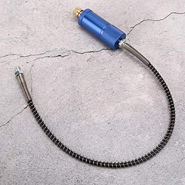 Imagem de Domary Bomba de Ar de Alta Pressão Mini de Alta Pressão de Alumínio, Oxigênio Cilindro de água de água de água de óleo Acessório, 0-40MPa Com Bomba de Ar de Alta Pressão Bomba