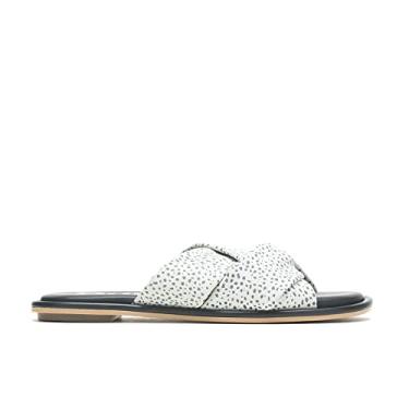 Imagem de Hush Puppies Sandália feminina Emily Slide, Camurça de leopardo, neve, 6