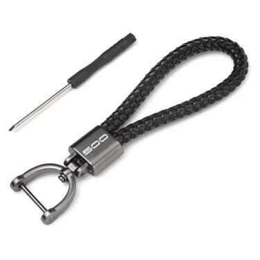 Imagem de Acessórios de motocicleta Suporte de extensão lateral chaveiro compatível com Ninja 500 Z500 SE 2024 2025 (1 chaveiro preto)