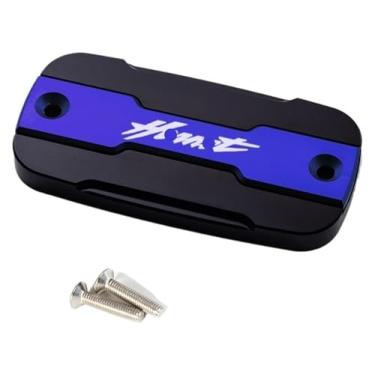 Imagem de Tampa de enchimento de óleo de motocicleta Tampa de tanque de fluido do reservatório de freio frontal compatível com Hornet 600 900 CB600F Hornet900 Hornet600 1998-2014 (azul B)