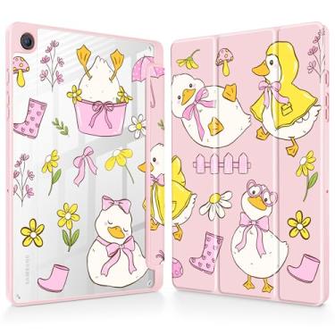 Imagem de Tuiklol Para Galaxy Tab A9 + /A9 Plus 27.9 cm 2023, suporte para caneta S com capa protetora transparente, capa traseira transparente, despertar/hibernar automaticamente, tablet Samsung Tab A9 Plus