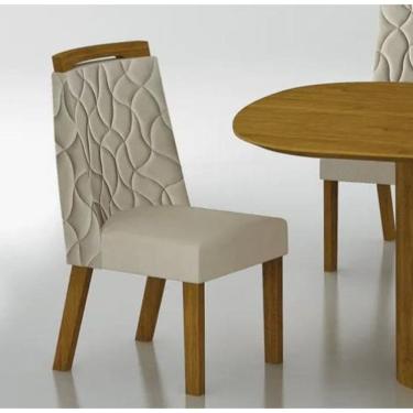 Imagem de Cadeira Para mesa de Jantar 2 Unidades Dacota MDF - Leifer