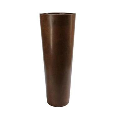 Imagem de Vasos Para Plantas de Polietileno, Luxo Marmorizada(Marron)