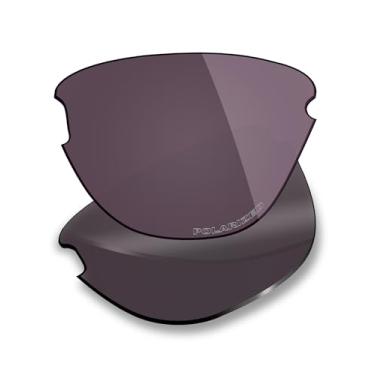 Imagem de Mryok Lentes de reposição ultra polarizadas para óculos de sol Oakley Frogskins Lite OO9374, HD Polarized, proteção UV, resistente a impactos e ajuste perfeito - Irídio cinza