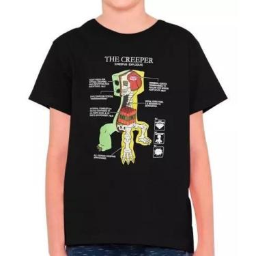 Imagem de Camisa Minecraft Jogo Filme Gamer Infantil E Masculina M34 100% Algodã