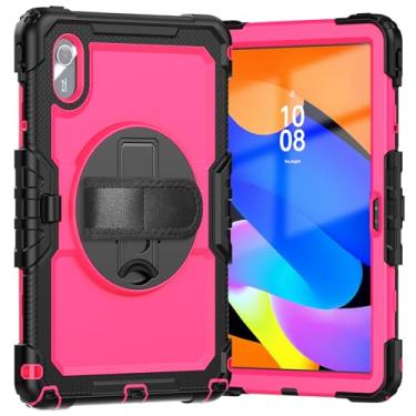 Imagem de Capa de tablet para Lenovo Tab M11 (TB-330FU/TB-330XU) Capa de proteção à prova de quedas de 11 polegadas com suporte de rotação de 360° e alça [suporte de caneta] e protetor de tela/K11/Xiaoxin Pad