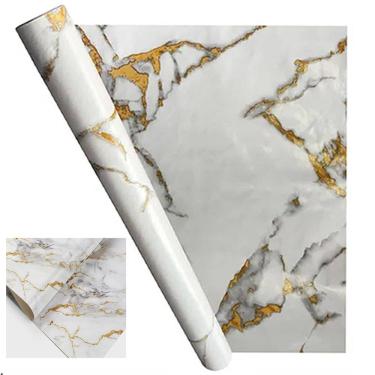 Imagem de Papel de Parede Autocolante Adesivo Flexivel Marmore Reforma Obra Construçao Reparo Moveis Envelopamento