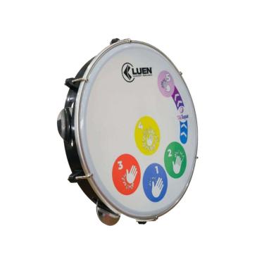 Imagem de Pandeiro 10 polegadas Luen Pele Leitosa Tiktoque
