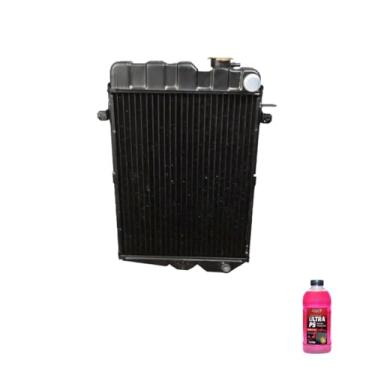 Imagem de Kit Radiador VW Gol Voy Par Sav Até 1986 + Aditivo Radnaq T5 Vermelho