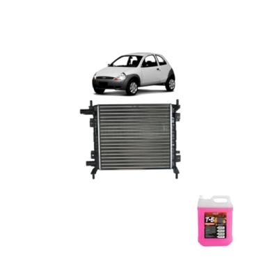 Imagem de Kit Radiador Ford Ka 1.0/1.6 00/08 Sem Ar Condicionado + Aditivo 5 Litros